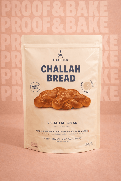 Challah Bread - 2 pieces (box of 15 packs) - L'Atelier K LLC (US)
