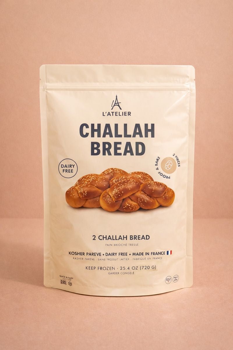 Challah Bread - 2 pieces (box of 15 packs) - L'Atelier K LLC (US)