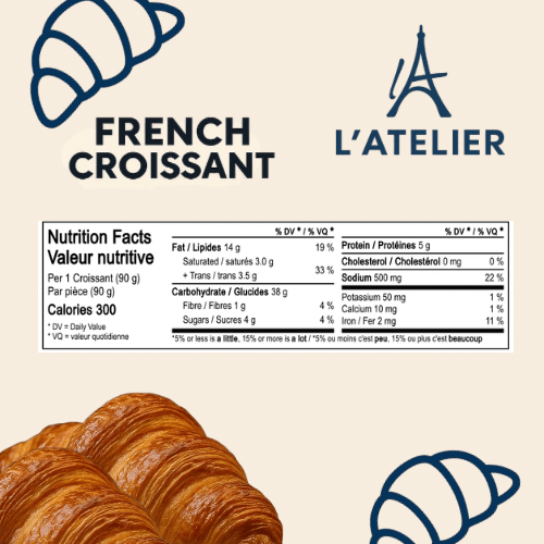 French Croissant - 100 pcs - L'Atelier K LLC (US)