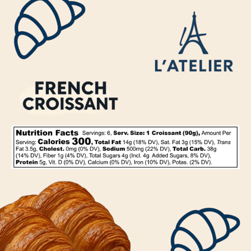 French Croissant - 100 pcs - L'Atelier K LLC (US)